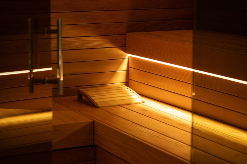 Sauna at Tenuta Legaro.